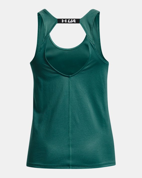 Women's UA Fly-By Tank, Green, pdpMainDesktop image number 6